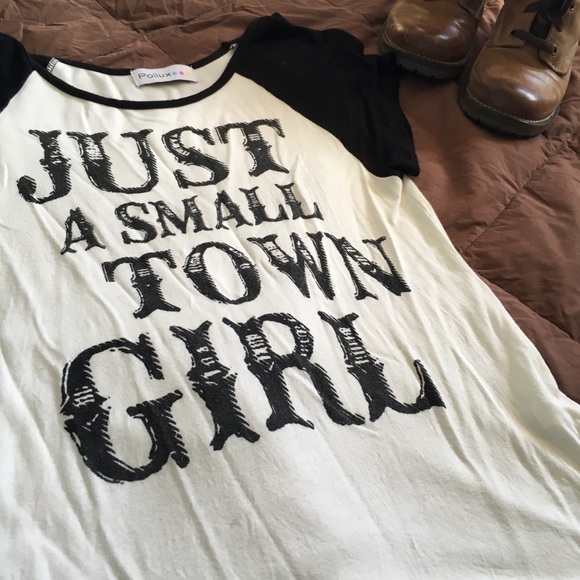 Pollux Just a Small Town Girl T-shirt - Picture 2 of 4